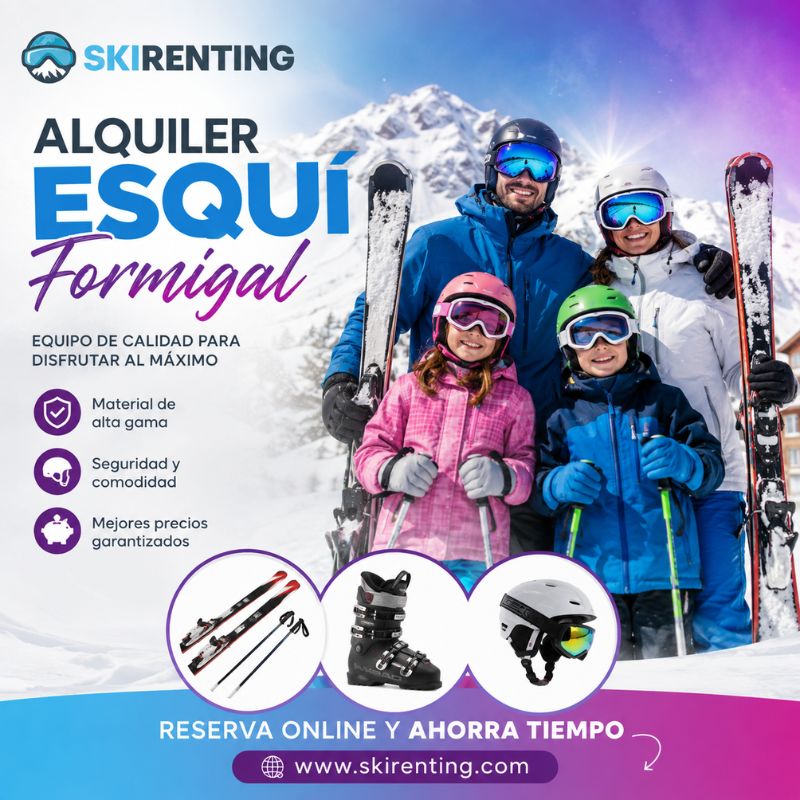 Ski rental Aspen: alquiler de material para todos los niveles